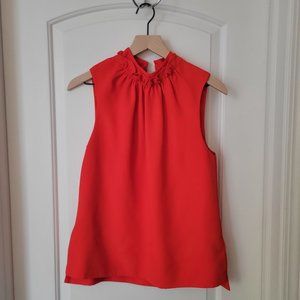 Ted Baker Ruffle Neck Sleeveless Top